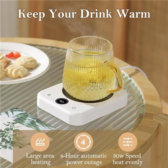 ☕ Electric Coffee Mug Warmer – 3 Temperature Settings & Auto Shut-Off 🔥 - Picture 4 of 5